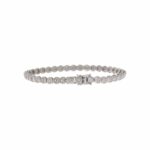 Tennisarmband Weißgold 750 / 18K mit ca. 0,5ct Diamanten - Bild 3 Vorschau