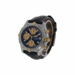 Breitling Chronomat B13352 Stahl/Gold automatic Chronograph Blue Dial - Bild 2 Vorschau