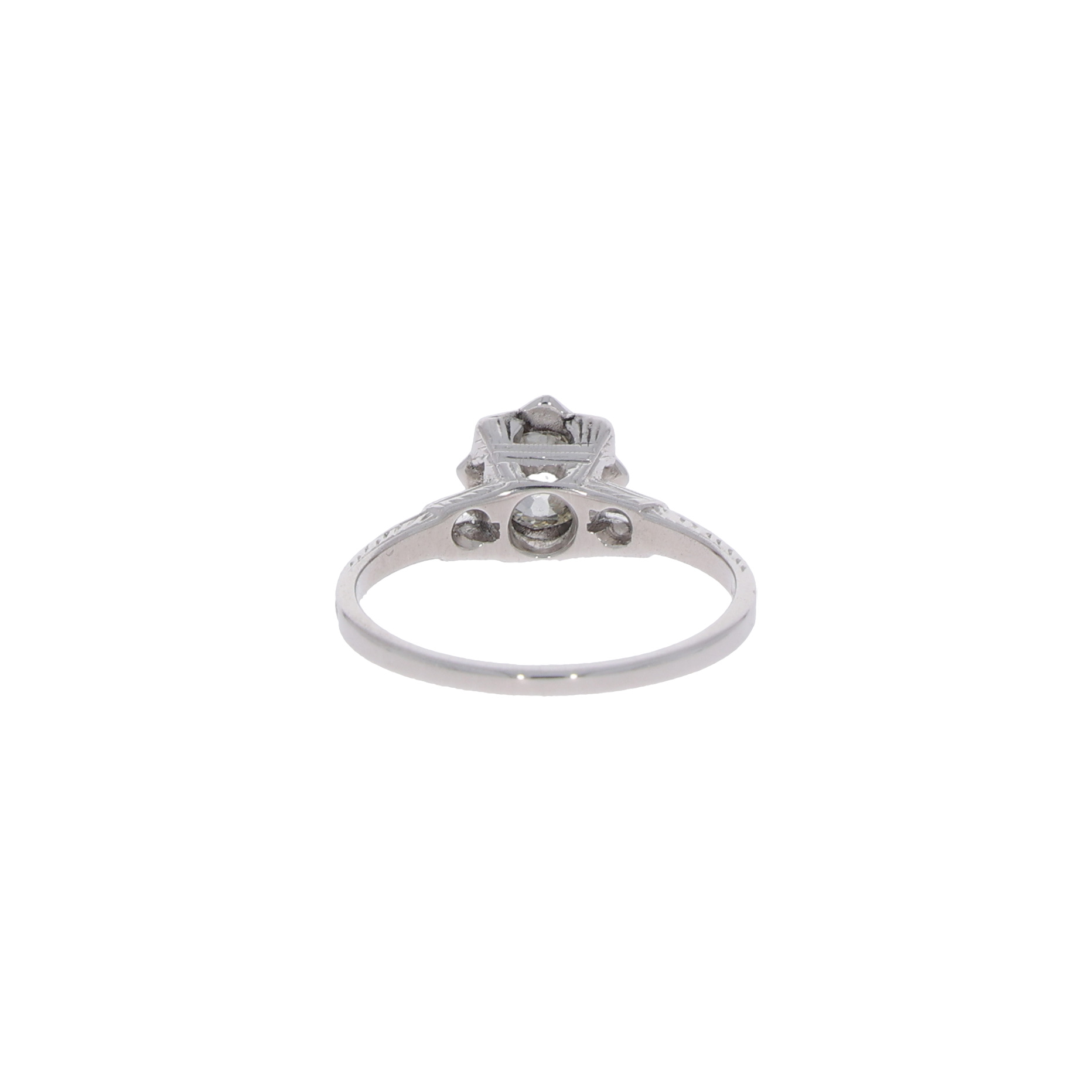 Solitärring Gr.55,5 Weißgold 750 / 18K mit ca.0,75ct Diamanten - Bild 3