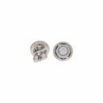 Solitärohrstecker Platin 950 mit ca. 0,35ct Altschliff - Bild 4 Vorschau