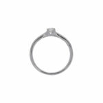 Solitärring Gr.48 Weißgold 750 / 18K mit ca. 0,45ct Diamanten - Bild 4 Vorschau