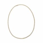 Halsriviére 42cm Gelbgold 750 / 18K mit ca. 7ct Diamanten - Bild 2 Vorschau