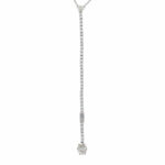 Y Collier Weißgold 585 / 14K mit ca. 1,7ct Diamanten - Bild 2 Vorschau