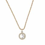 Kette mit Anhänger Gelbgold 750 / 18K mit ca. 0,2ct Diamanten - Bild 2 Vorschau