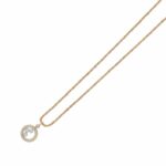 Kette mit Anhänger Gelbgold 750 / 18K mit ca. 0,2ct Diamanten - Bild 3 Vorschau