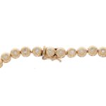 Tennisarmband Gelbgold 585  / 14K mit ca. 0,5ct Diamanten - Bild 2 Vorschau