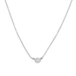 Tiffany & Co. Solitärkette Platin 950 mit ca. 0,15ct Diamant Vorschau