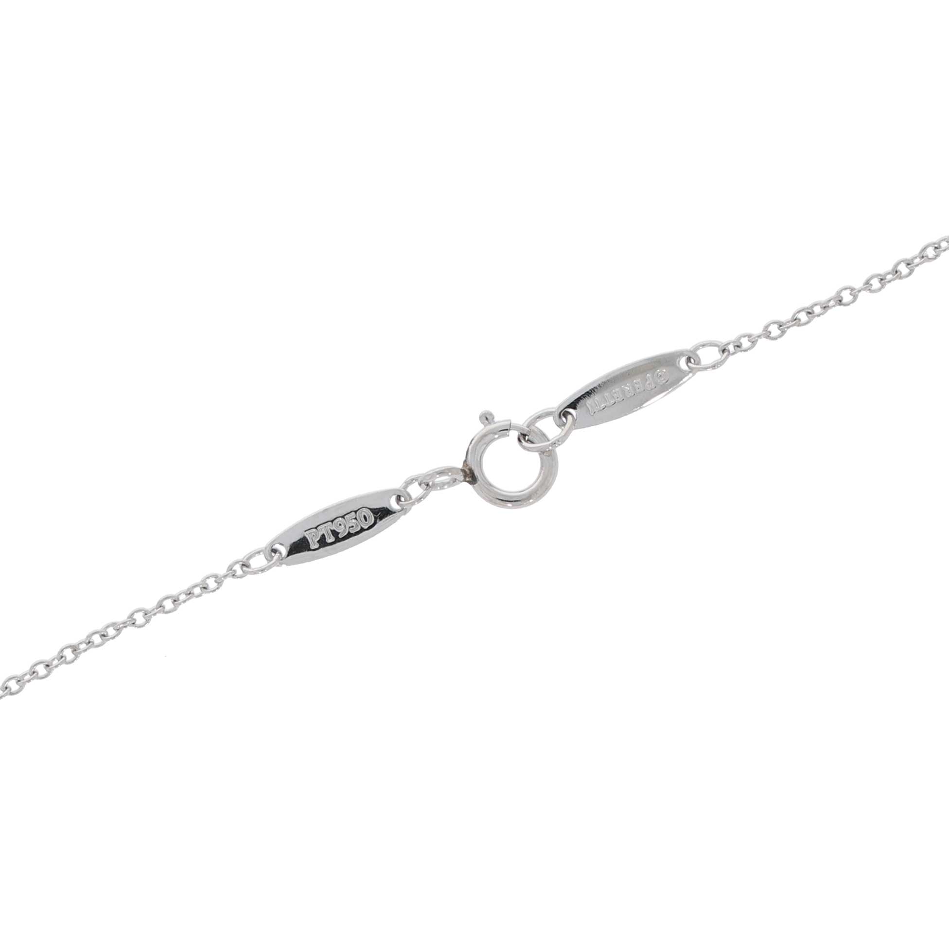 Tiffany & Co. Solitärkette Platin 950 mit ca. 0,15ct Diamant - Bild 3