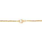Kette mit Anhänger Gelbgold 750 / 18K mit ca. 0,2ct Diamanten - Bild 4 Vorschau