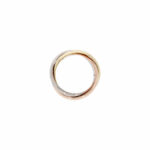 Cartier Trinity Ring Gr.55 Mehrfarbiges Gold 750 / 18K mit 0,19ct Diamanten - Bild 3 Vorschau