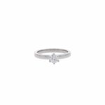 Solitärring Gr.52,5 Platin 950 mit 0,4ct Diamant / GIA Zertifikat Vorschau