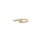 Rüschenbeck Ring Gr.54 Gelbgold 750 / 18K mit ca. 0,4ct Diamanten Vorschau