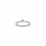 Solitärring Gr. 54 Weißgold 750 / 18K mit ca. 0,13 ct Diamant - Bild 3 Vorschau