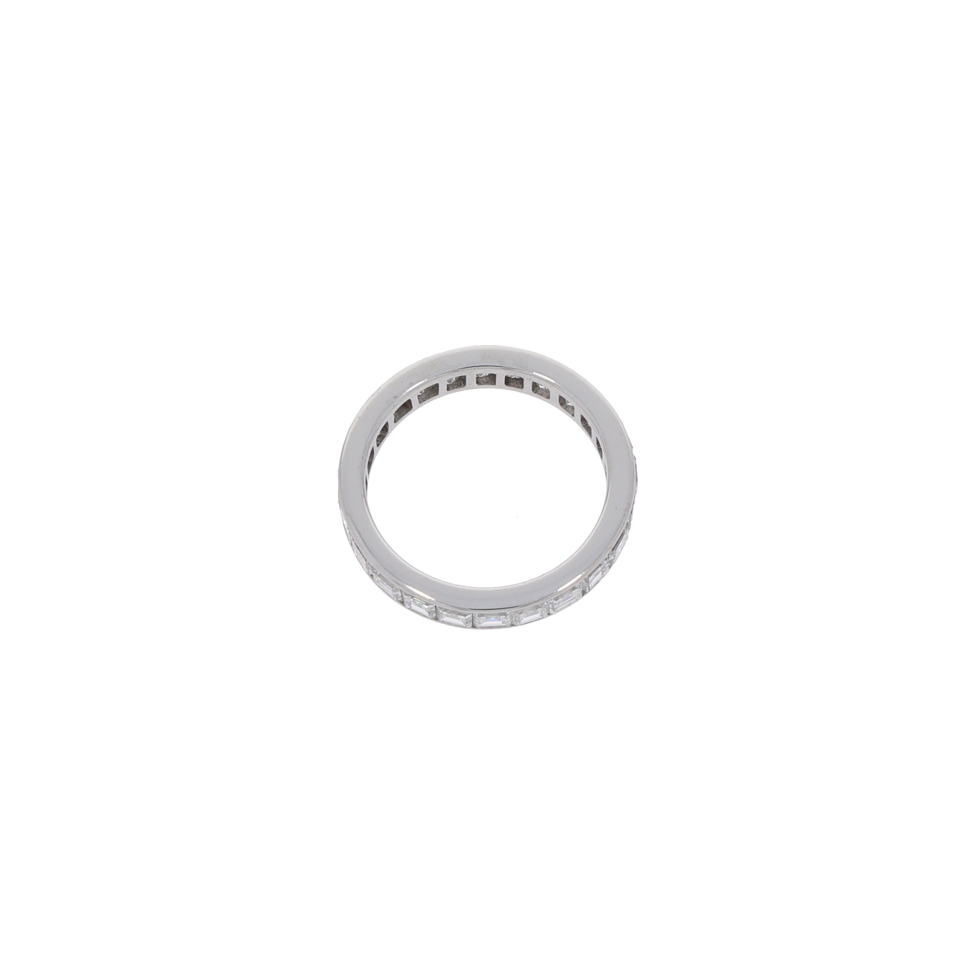 Memoirering Gr. 50 Weißgold 750 / 18K mit ca. 1,20 ct Diamanten - Bild 3