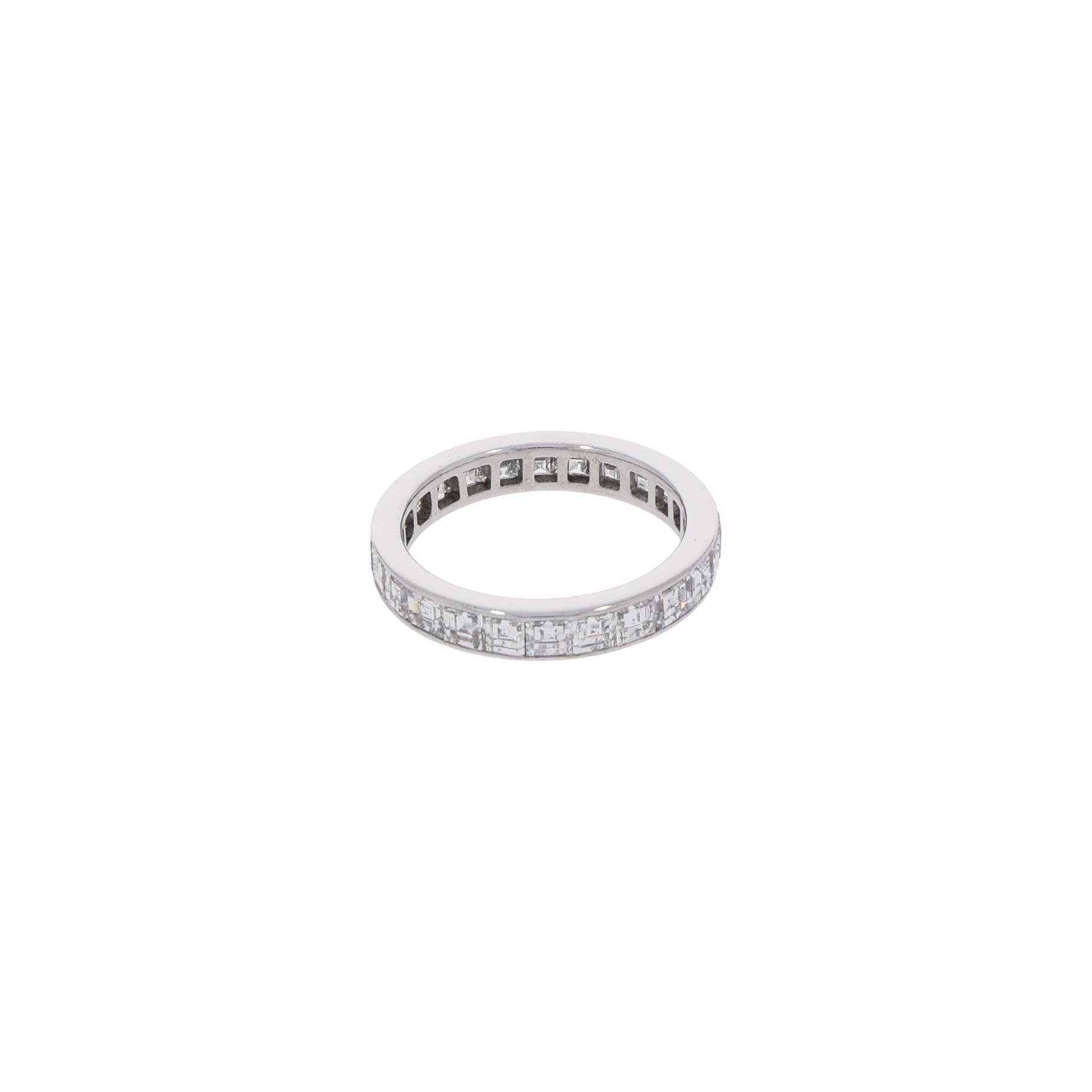 Memoirering Gr. 50 Weißgold 750 / 18K mit ca. 1,20 ct Diamanten - Bild 2