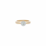 Ring Gr. 55 Gelbgold, Weißgold 585 / 14K mit ca. 0,5 ct Diamant Vorschau