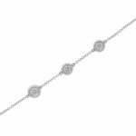 Georg Jensen Collier Weißgold 750 / 18K mit ca. 2,2 ct Diamanten - Bild 2 Vorschau