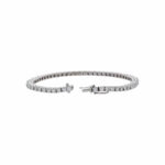 Tennisarmband Weißgold 585 / 14K mit ca. 3ct Diamanten - Bild 3 Vorschau