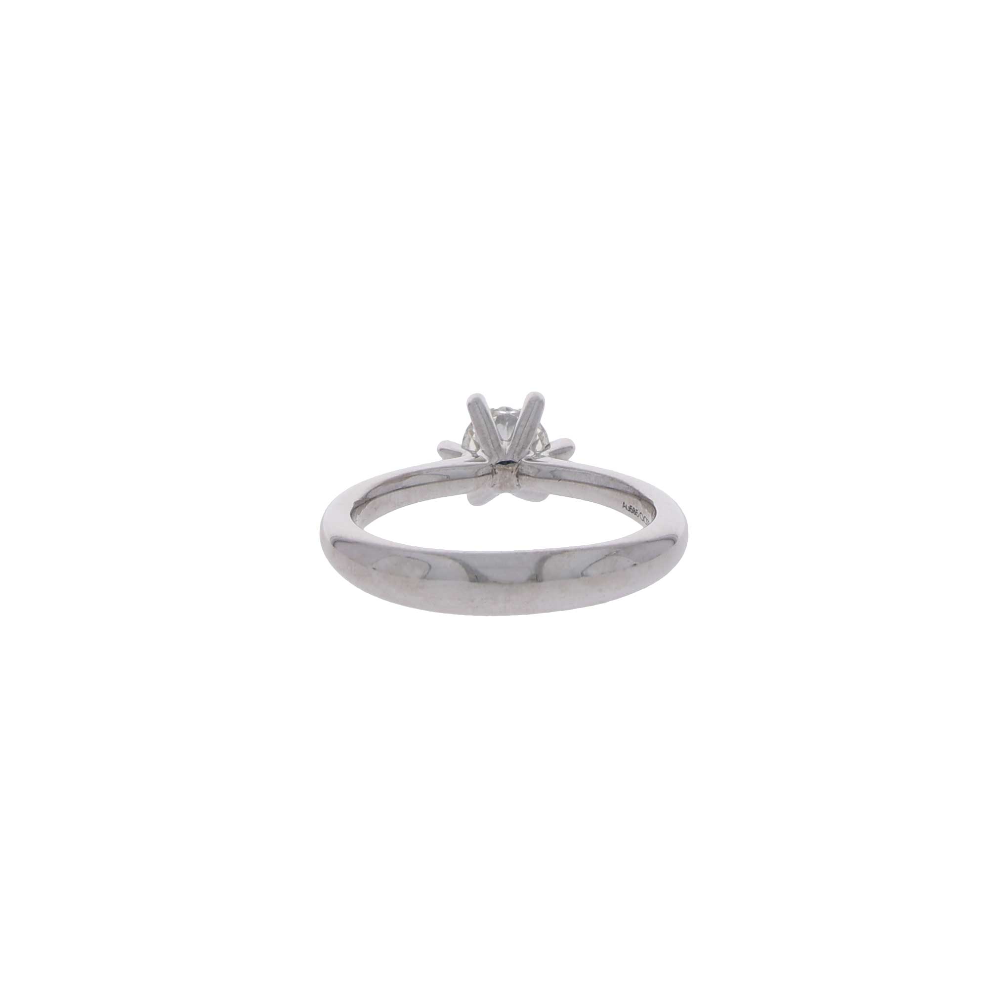 Solitärring Gr.52 Weißgold 585 / 14K mit 0,5ct Diamant GIA Zertifikat - Bild 3