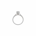 Solitärring Gr.47 Weißgold 750 / 18K mit 0,3ct Diamant - Bild 3 Vorschau