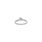 Solitärring Gr.47 Weißgold 750 / 18K mit 0,3ct Diamant - Bild 4 Vorschau