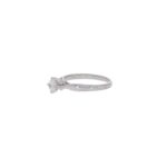 Solitärring Gr.47 Weißgold 750 / 18K mit 0,3ct Diamant - Bild 2 Vorschau