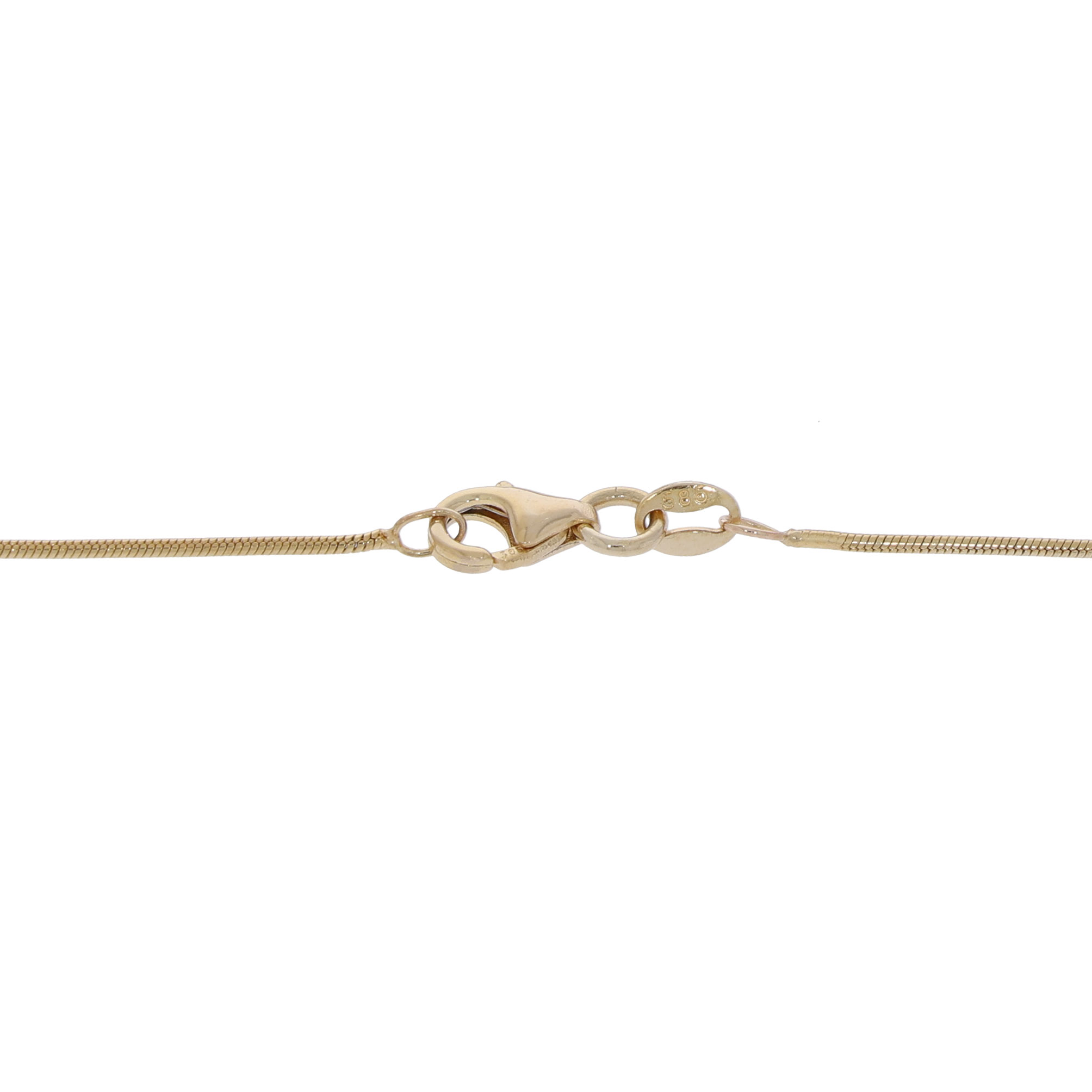 Kette mit Anhänger Gelbgold 585 / 14K mit 0,26ct Diamant - Bild 3
