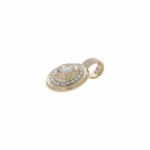 Anhänger Gelbgold 585 / 14K mit 1ct Diamant und 0,6ct kleine Diamanten - Bild 2 Vorschau