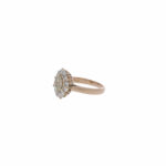 Ring Gr. 50,5 Roségold mit Diamanten - Bild 2 Vorschau