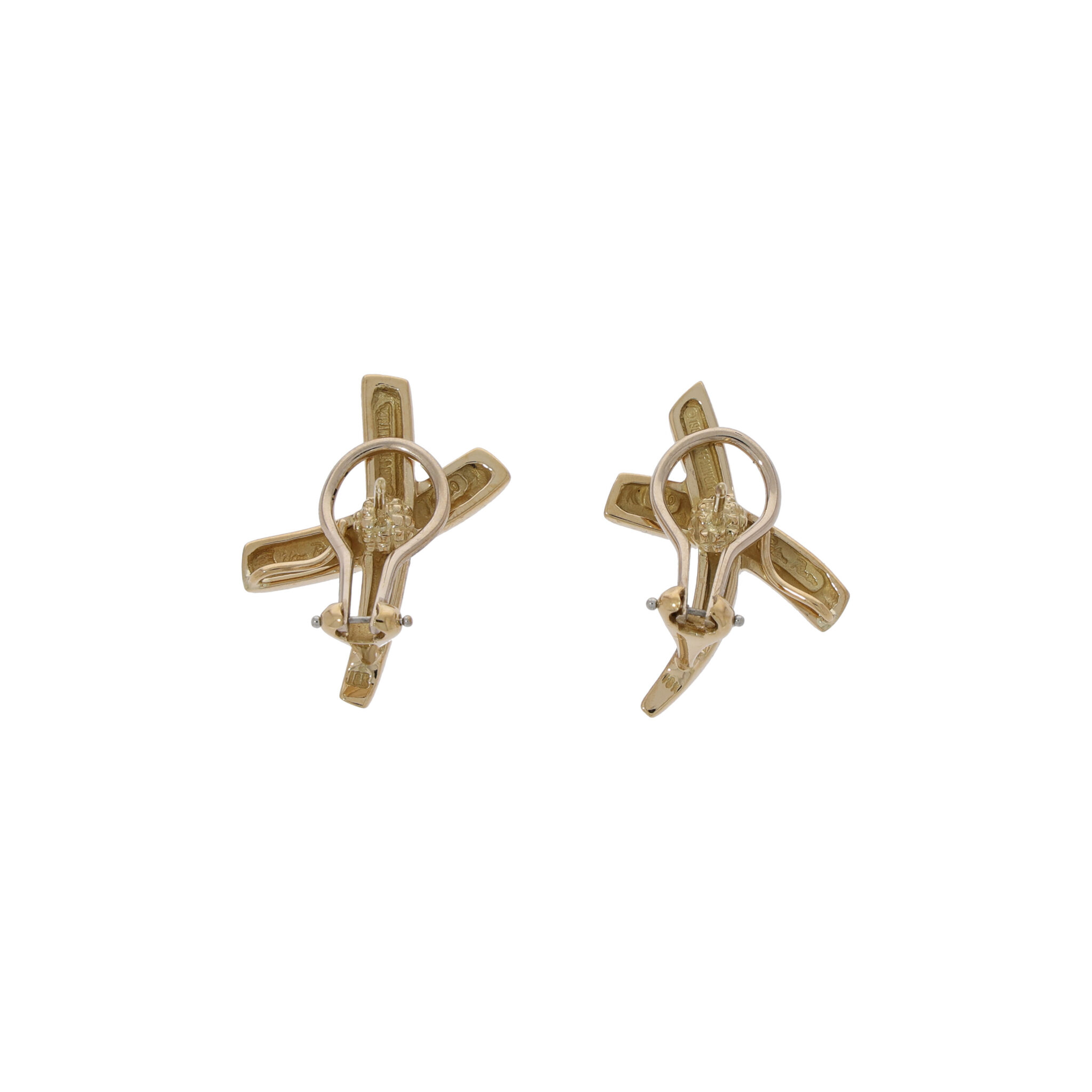Tiffany & Co. „X by Paloma Picasso“ Ohrclips Gelbgold 750/ 18K - Bild 3