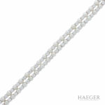 Perlen Armband 17,5cm Weißgold 750 / 18K mit 8,4ct Diamanten Vorschau