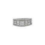 Diamant Ring Gr.50 Weißgold 375 / 9K mit IGI Zertifikat Vorschau