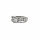 Diamant Ring Gr.50 Weißgold 375 / 9K mit IGI Zertifikat - Bild 2 Vorschau
