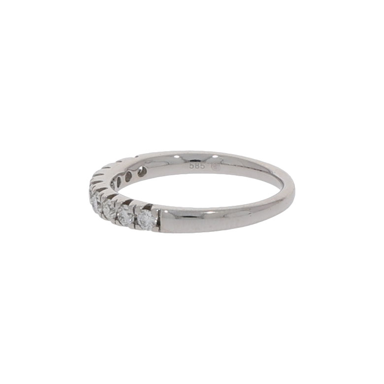 Diamant Ring Gr.56 Weißgold 585 / 14K mit 0,5ct Diamanten - Bild 2