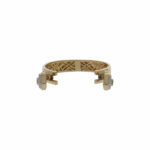 Armreif Gelbgold 750 / 18K mit Diamanten Smaragden und Saphiren - Bild 2 Vorschau