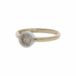 Ring Gr.60 Gelb,- Weißgold 585 / 14K mit ca. 1ct Diamant Vorschau