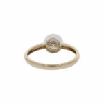 Ring Gr.60 Gelb,- Weißgold 585 / 14K mit ca. 1ct Diamant - Bild 4 Vorschau