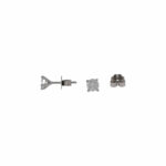 Solitärohrstecker Weißgold 750 / 18K mit 0,5ct Diamanten - Bild 4 Vorschau