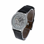 Eterna 1856 Platin Skeleton Watch 3301.78.63 Vintage Full Set NOS ungetragen m. Zertifikat - Bild 2 Vorschau