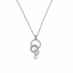 Chopard Happy Spirit Kette 50cm Weißgold 750 / 18K mit 0,03ct Diamant - Bild 2 Vorschau