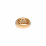 Pavèe Diamant Ring Gelbgold 750/18K ca. 1.20ct. - Bild 3 Vorschau