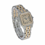 Cartier Panthère Ref. 187049 2 row gold with Diamonds Aftermarket ca. 1990 - Bild 3 Vorschau