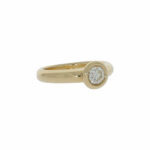Solitärring Gr.57,5 Gelbgold 750 / 18K - Bild 3 Vorschau