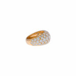 Pavèe Diamant Ring Gelbgold 750/18K ca. 1.20ct. - Bild 4 Vorschau