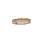 Halbmemoire Ring Gr.59 Gelbgold 750 / 18K mit 0,5ct Diamanten Vorschau