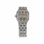 Cartier Panthère Ref. 187049 2 row gold with Diamonds Aftermarket ca. 1990 - Bild 5 Vorschau
