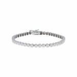 Tennisarmband 18,5cm Weißgold 585 / 14K mit 1ct Diamanten Vorschau