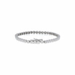 Tennisarmband 18,5cm Weißgold 585 / 14K mit 1ct Diamanten - Bild 2 Vorschau