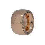 Massiver Bandring von Schubart Gelbgold 750 / 18K mit 1,1ct Diamanten Vorschau