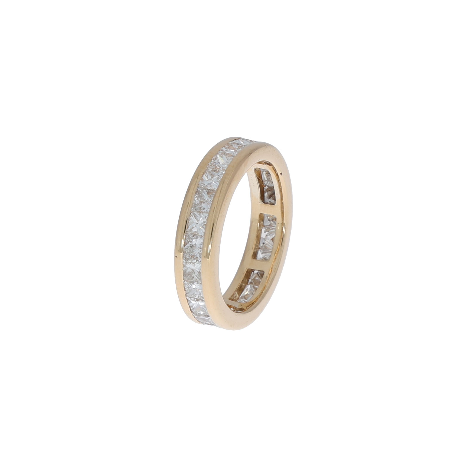 Memoire Ring Gr.56 Gelbgold 750 / 18K mit 2,5ct Diamanten - Bild 2